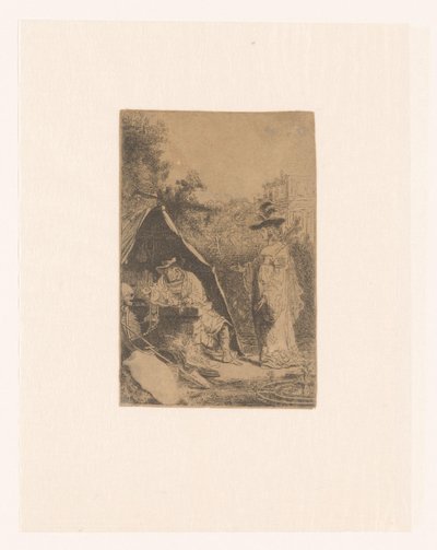 Young Woman and Old Man with Death by James Hazard