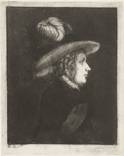 Portrait of a Woman with Hat by James Hazard