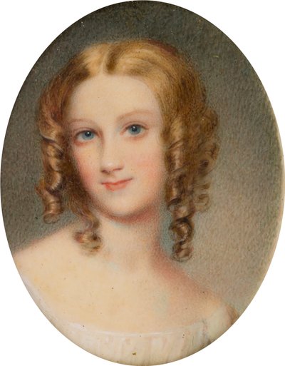 Portrait of the first Mrs Simpson, wife of Mr Bridgeman Simpson by James Heath Millington