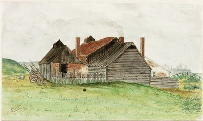 Cottage near Trow Rocks by James Henry Cleet