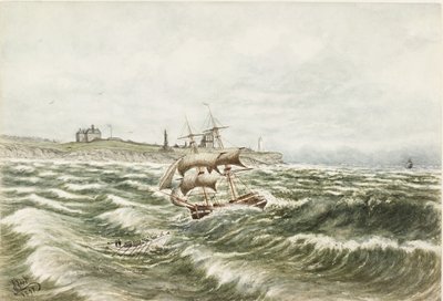 Rescue off Tynemouth by James Henry Cleet