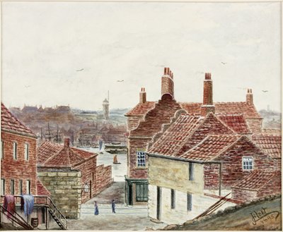 Salmons Lane from the Ballast Railway by James Henry Cleet