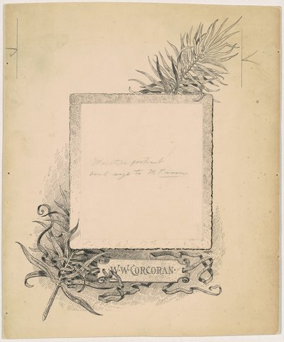 Frontispiece, Portrait of W. W. Corcoran by James Henry Moser