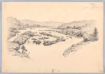 River Rapids, Design for Washington Board of Trade Dinner, May 13, 1908 by James Henry Moser