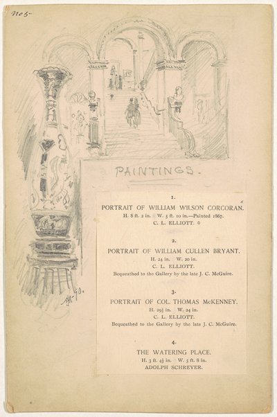 Study for "Paintings" by James Henry Moser