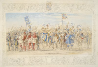 Archibald William Montgomerie, Earl of Eglinton, Lord of the Tournament by James Henry Nixon