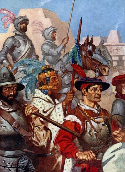 The Army Entered Mexico to the Sound of Martial Music by James Henry Robinson