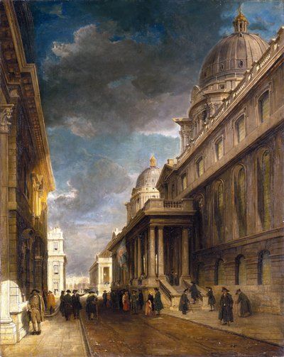 Greenwich Hospital, Seen from the West Towards Grand Square by James Holland
