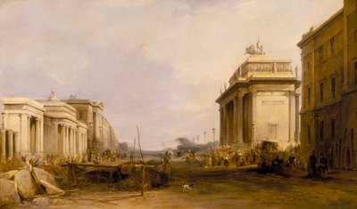 Hyde Park Corner and Constitution Arch by James Holland