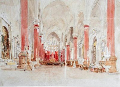 Interior of the Church of San Giovanni e Paolo, Venice by James Holland