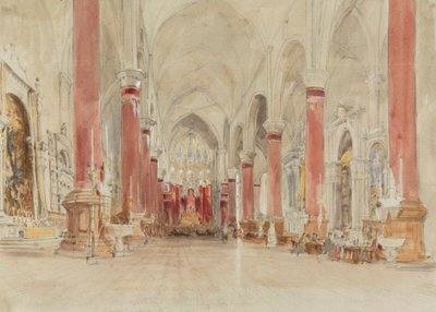 Interior of the Church of San Giovanni e Paolo, Venice by James Holland