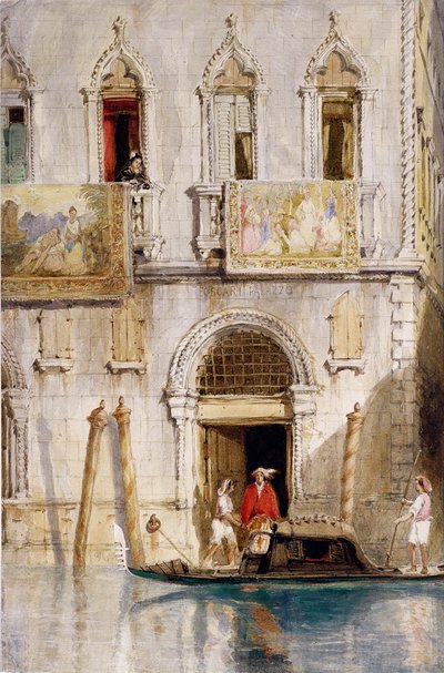 The Steps of the Palazzo Foscari, Venice by James Holland