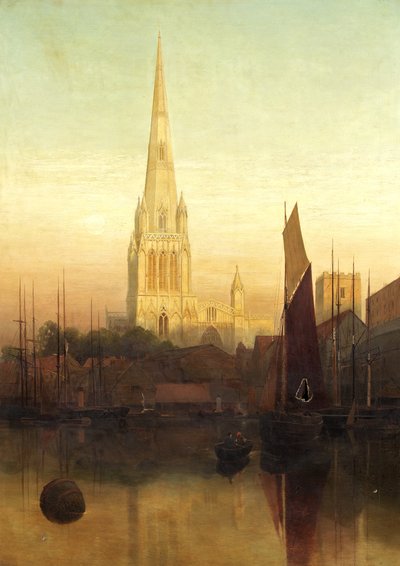 St Mary Redcliffe, Bristol, possibly 1886 by James Jackson Curnock