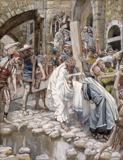A Holy Woman Wipes the Face of Jesus, illustration for The Life of Christ by James Jacques Joseph Tissot