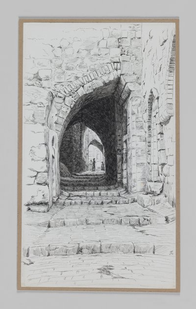 A Street in Jerusalem, illustration from The Life of Our Lord Jesus Christ by James Jacques Joseph Tissot