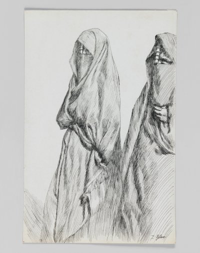 A road on the Mount of Olives, illustration from The Life of Our Lord Jesus Christ by James Jacques Joseph Tissot