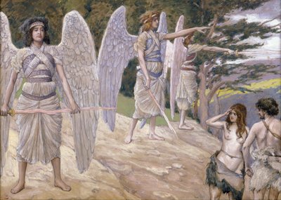 Adam and Eve Driven From Paradise by James Jacques Joseph Tissot