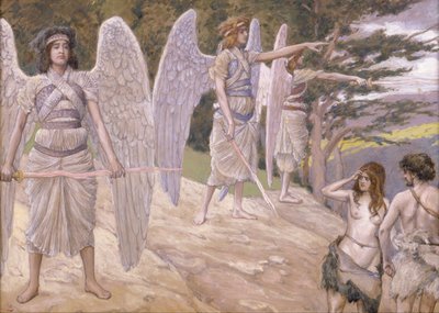 Adam and Eve Driven From Paradise by James Jacques Joseph Tissot