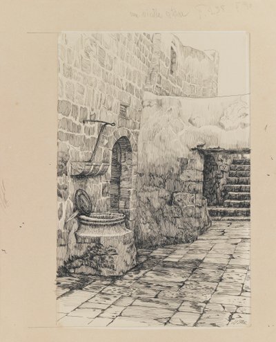 An old cistern, illustration from The Life of Our Lord Jesus Christ by James Jacques Joseph Tissot