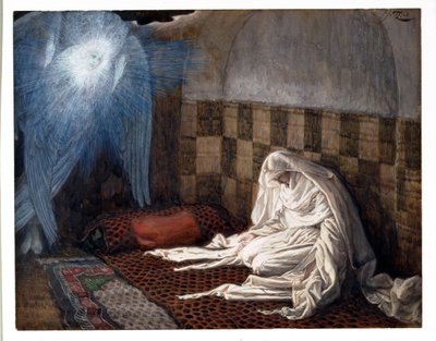 Annunciation, illustration for The Life of Christ, c.1886-96 by James Jacques Joseph Tissot