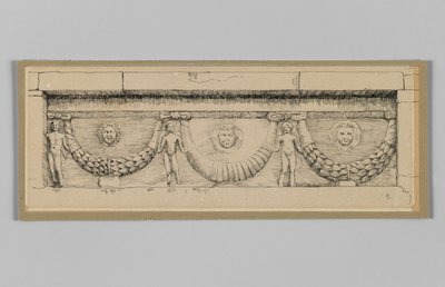 Antique Frieze at Jefra, on the Road from Nablous to Jerusalem by James Jacques Joseph Tissot