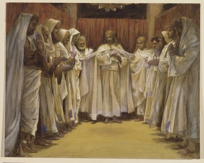 Christ with the twelve Apostles, illustration for The Life of Christ, c.1886-96 by James Jacques Joseph Tissot