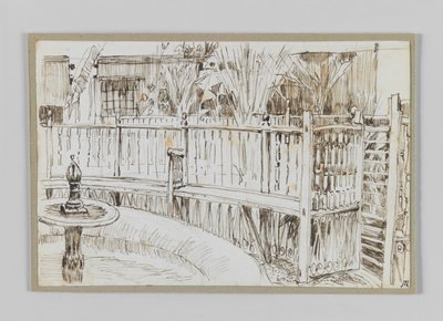Garden of the dancing dervishes in Cairo, illustration from The Life of Our Lord Jesus Christ by James Jacques Joseph Tissot