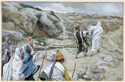 Get Thee Behind Me, Satan, illustration for The Life of Christ, c.1886-94 by James Jacques Joseph Tissot