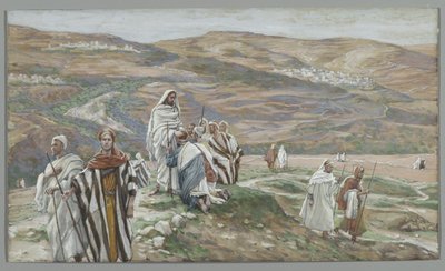 He Sent them out Two by Two, illustration from The Life of Our Lord Jesus Christ by James Jacques Joseph Tissot