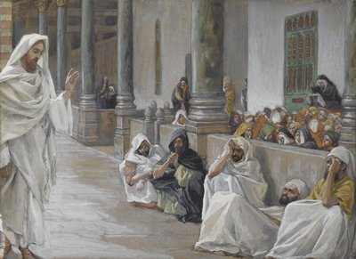 He Who is God Hears the Word of God, illustration from The Life of Our Lord Jesus Christ by James Jacques Joseph Tissot