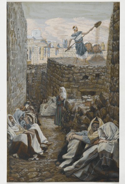 He who Winnows his Wheat, illustration from The Life of Our Lord Jesus Christ by James Jacques Joseph Tissot