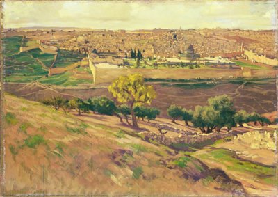 Jerusalem from the Mount of Olives by James Jacques Joseph Tissot