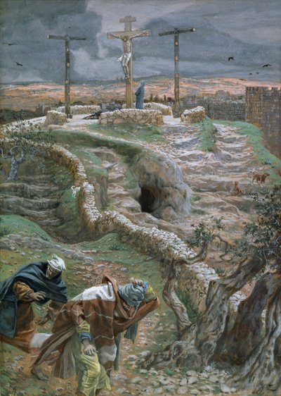 Jesus Alone on the Cross, illustration for The Life of Christ by James Jacques Joseph Tissot