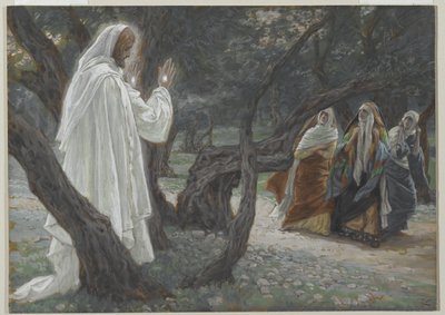 Jesus Appears to the Holy Women, illustration from The Life of Our Lord Jesus Christ by James Jacques Joseph Tissot