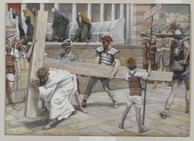 Jesus Bearing the Cross, illustration from The Life of Our Lord Jesus Christ by James Jacques Joseph Tissot