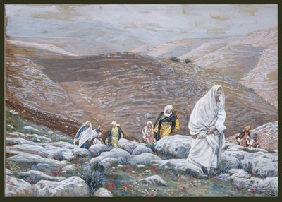Jesus Goes Up into Jerusalem, illustration for The Life of Christ, c.1886-94 by James Jacques Joseph Tissot