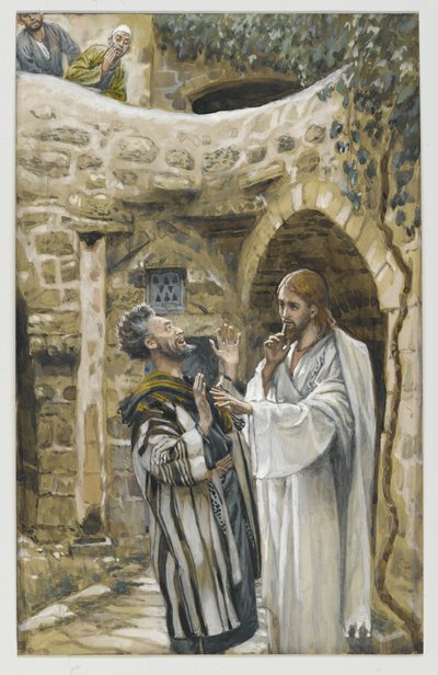 Jesus Heals a Mute Possessed Man, illustration from The Life of Our Lord Jesus Christ by James Jacques Joseph Tissot