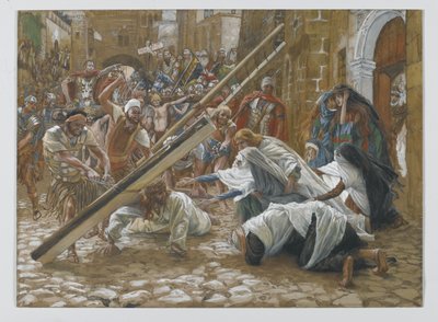 Jesus Meets His Mother, illustration from The Life of Our Lord Jesus Christ by James Jacques Joseph Tissot