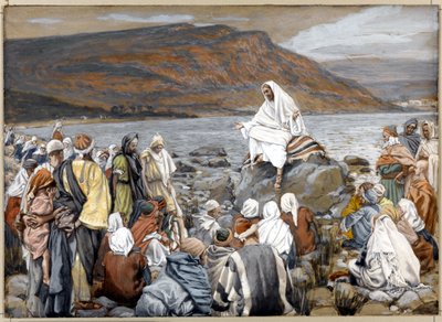 Jesus Teaches the People by the Sea, illustration for The Life of Christ by James Jacques Joseph Tissot