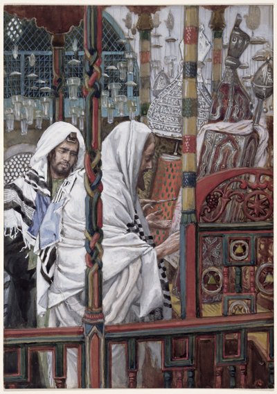 Jesus Teaching in the Synagogue, illustration for The Life of Christ, c.1886-94 by James Jacques Joseph Tissot