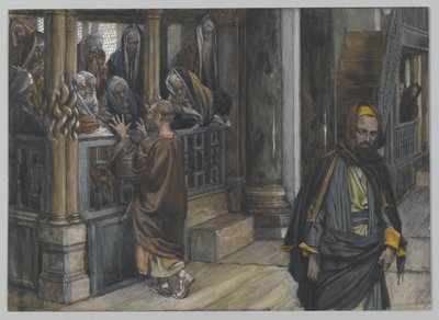 Judas Goes to the Find the Jews, illustration from The Life of Our Lord Jesus Christ by James Jacques Joseph Tissot