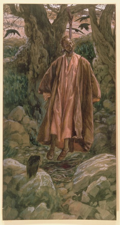 Judas Hangs Himself, illustration for The Life of Christ by James Jacques Joseph Tissot