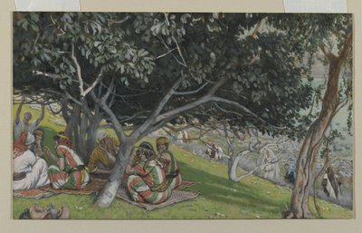 Nathaniel Under the Fig Tree, illustration from The Life of Our Lord Jesus Christ by James Jacques Joseph Tissot