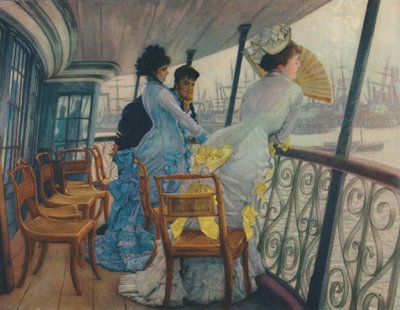 On Board H.M.S. Calcutta, c.1877 by James Jacques Joseph Tissot