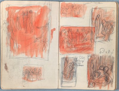 Pages from an album of Sketches for The Life of Our Lord Jesus Christ by James Jacques Joseph Tissot
