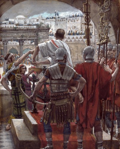 Pilate Washes His Hands, illustration for The Life of Christ by James Jacques Joseph Tissot