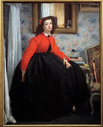 Portrait of Mademoiselle L. L., or Young Girl in Red Jacket. 1864. Paris, Musee d
