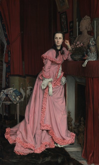 Portrait of the Marquise de Miramon, née, Thérèse Feuillant by James Jacques Joseph Tissot