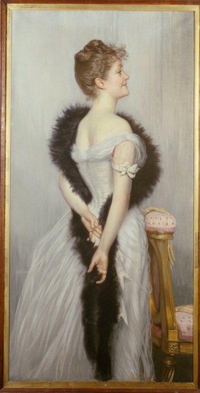 Portrait of the Vicomtesse de Montmorand by James Jacques Joseph Tissot