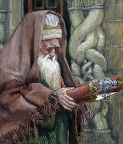 Simeon, illustration for The Life of Christ by James Jacques Joseph Tissot
